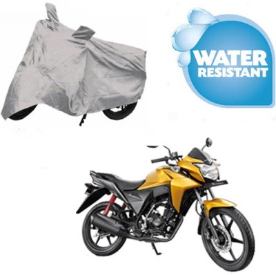 SRENTERPRISES Two Wheeler Cover for Honda(CB Twister, Silver)