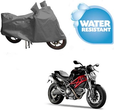 Motoren Waterproof Two Wheeler Cover for Ducati(Monster 796 S2R, Grey)