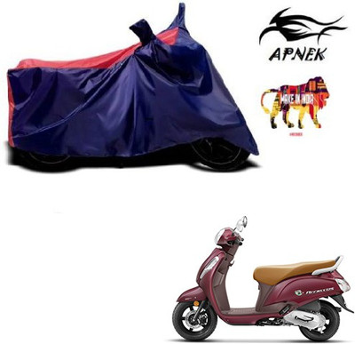 Gavya Waterproof Two Wheeler Cover for Bajaj(Discover 100 DTS-i, Red, Blue)