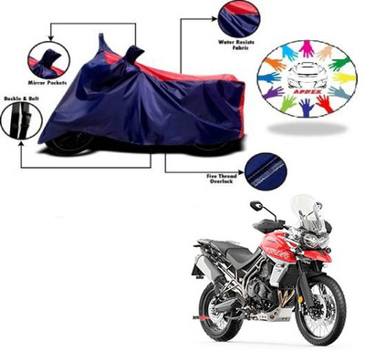 APNEK Waterproof Two Wheeler Cover for Triumph(Tiger 800 XCA, Blue, Red)
