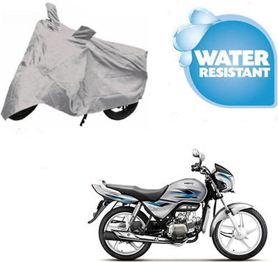 RPSENTTERPR Waterproof Two Wheeler Cover for Hero(Splendor Pro, Silver)