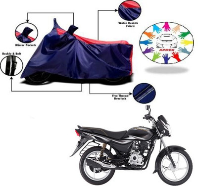 APNEK Waterproof Two Wheeler Cover for Bajaj(Platina 100 DTS-i, Blue, Red)