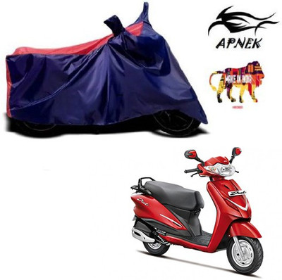 APNEK Waterproof Two Wheeler Cover for Hero(Duet, Red, Blue)