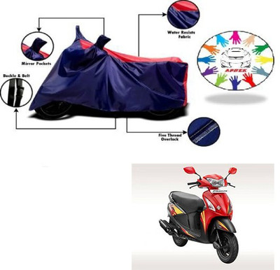 APNEK Waterproof Two Wheeler Cover for Hero(Pleasure, Blue, Red)