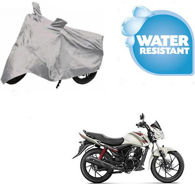 Kundra Two Wheeler Cover for Suzuki(Sling Shot, Silver)