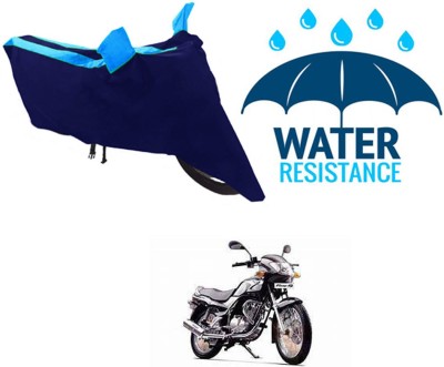 RONISH Waterproof Two Wheeler Cover for TVS(Fiero F2, Blue, Black)