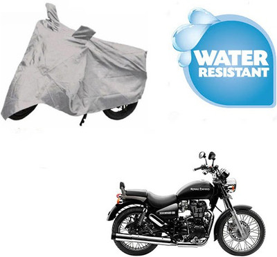 SRENTERPRISES Two Wheeler Cover for Royal Enfield(Thunderbird 500, Silver)