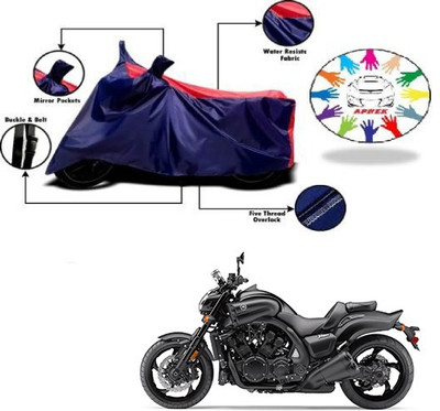 APNEK Waterproof Two Wheeler Cover for Yamaha(VMAX, Blue, Red)