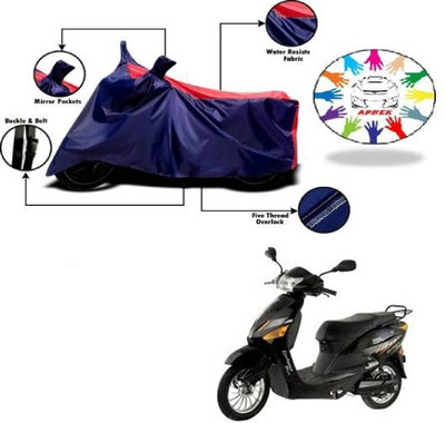 APNEK Waterproof Two Wheeler Cover for Hero(Electric Zippy, Blue, Red)