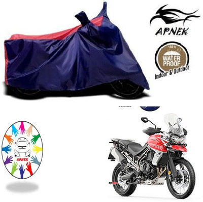 APNEK Waterproof Two Wheeler Cover for Triumph(Tiger 800 XCA, Blue, Red)