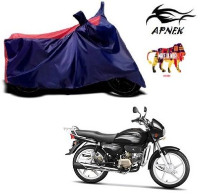 APNEK Waterproof Two Wheeler Cover for Hero(Splendor Plus, Blue, Red)