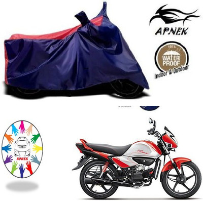 APNEK Waterproof Two Wheeler Cover for Hero(Splendor I Smart, Blue, Red)