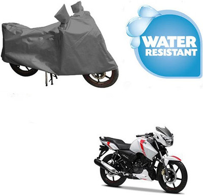 RPSENTTERPR Waterproof Two Wheeler Cover for TVS(Apache RTR 160, Grey)