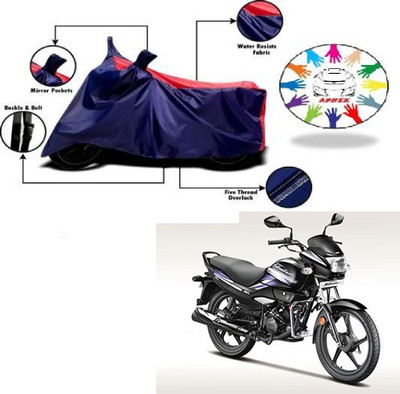 APNEK Waterproof Two Wheeler Cover for Hero(Super Splendor, Blue, Red)