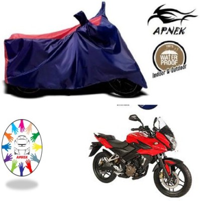 APNEK Waterproof Two Wheeler Cover for Bajaj(Pulsar AS 150, Blue, Red)