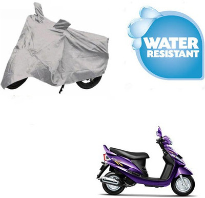 Atulit enterprises Waterproof Two Wheeler Cover for Mahindra(Rodeo RZ, Silver)