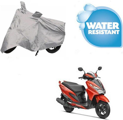 Atulit enterprises Waterproof Two Wheeler Cover for Honda(Grazia, Silver)