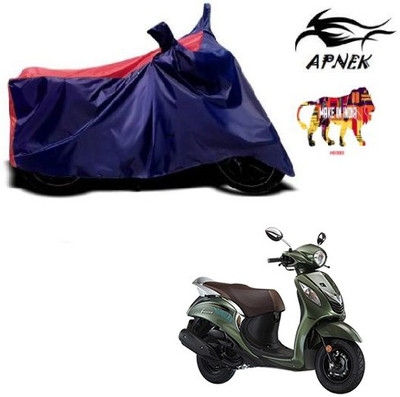 APNEK Waterproof Two Wheeler Cover for Yamaha(Fascino, Red, Blue)