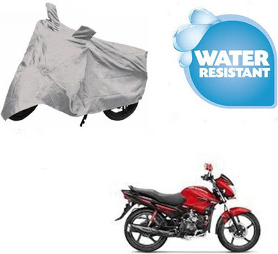 Atulit enterprises Waterproof Two Wheeler Cover for Hero(Glamour FI, Silver)