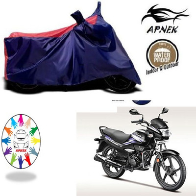 APNEK Waterproof Two Wheeler Cover for Hero(Super Splendor, Blue, Red)
