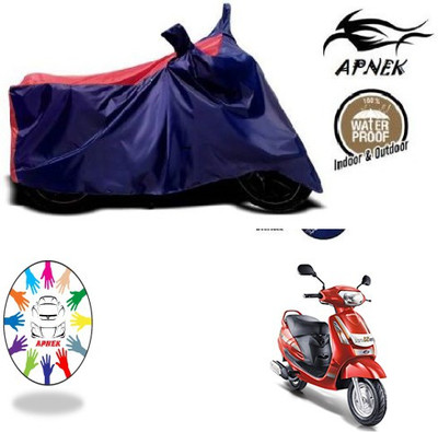 APNEK Waterproof Two Wheeler Cover for Mahindra(Duro DZ, Blue, Red)