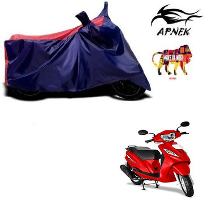 APNEK Waterproof Two Wheeler Cover for TVS(Wego, Red, Blue)