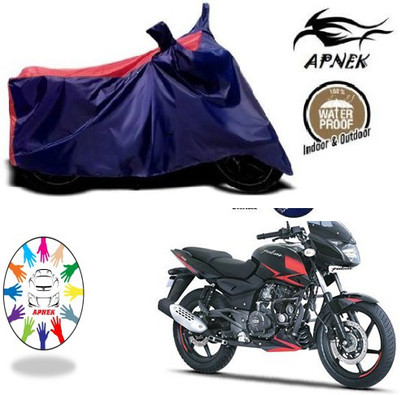 APNEK Waterproof Two Wheeler Cover for Bajaj(Pulsar 180 DTS-i, Blue, Red)