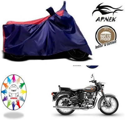 APNEK Waterproof Two Wheeler Cover for Royal Enfield(Thunderbird 500, Blue, Red)