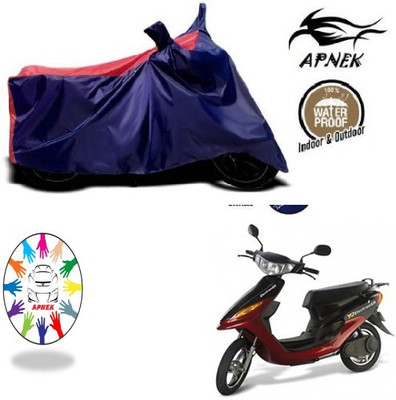 APNEK Waterproof Two Wheeler Cover for Indus(Yo Style, Blue, Red)