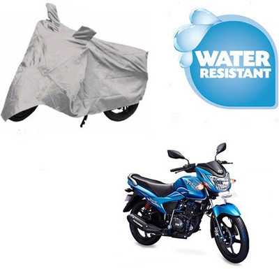Motoren Waterproof Two Wheeler Cover for TVS(Victor New, Silver)