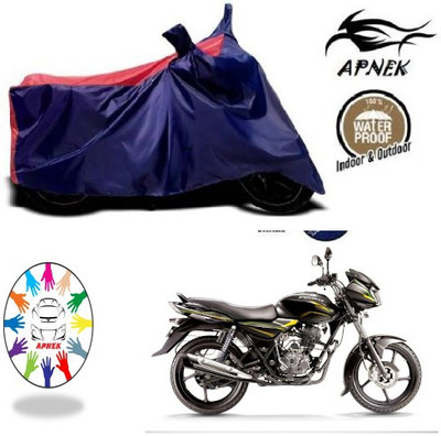 APNEK Waterproof Two Wheeler Cover for Bajaj(Discover 100 DTS-i, Blue, Red)