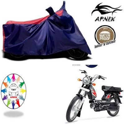APNEK Waterproof Two Wheeler Cover for TVS(Heavy Duty Super XL, Blue, Red)