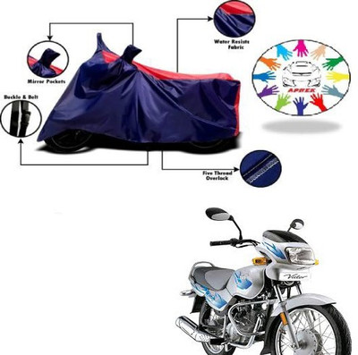 APNEK Waterproof Two Wheeler Cover for TVS(Victor GLX, Blue, Red)