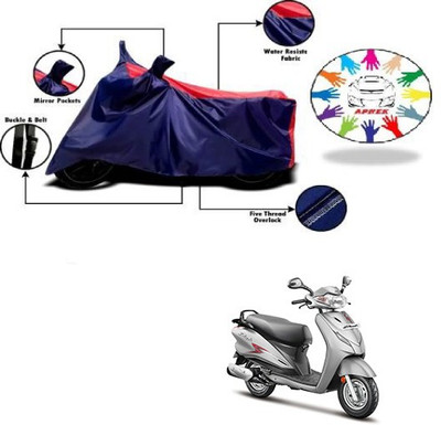 APNEK Waterproof Two Wheeler Cover for Hero(Moto Corp Duet, Blue, Red)