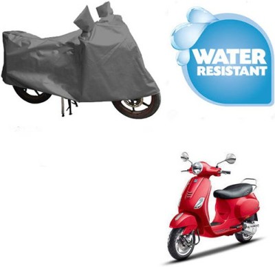 Atulit enterprises Waterproof Two Wheeler Cover for Piaggio(Vespa VXL, Grey)