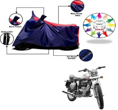 APNEK Waterproof Two Wheeler Cover for Royal Enfield(Bullet 350, Blue, Red)