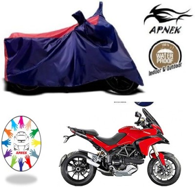 APNEK Waterproof Two Wheeler Cover for Ducati(Multistrada, Blue, Red)