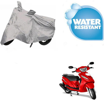 SpeedRock Two Wheeler Cover for TVS(Wego, Silver)
