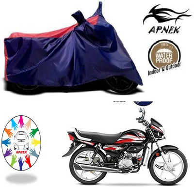APNEK Waterproof Two Wheeler Cover for Hero(CD deluxe, Blue, Red)