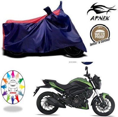 APNEK Waterproof Two Wheeler Cover for Bajaj(Dominar, Blue, Red)
