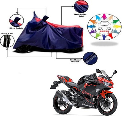 APNEK Waterproof Two Wheeler Cover for Kawasaki(Ninja 250, Blue, Red)