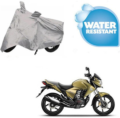Kundra Two Wheeler Cover for Honda(Unicorn Dazzler, Silver)