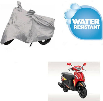 SRENTERPRISES Two Wheeler Cover for Hero(Pleasure, Silver)