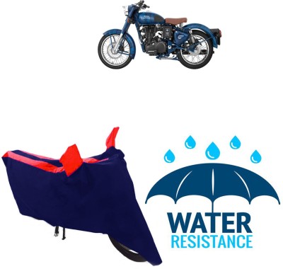 RONISH Waterproof Two Wheeler Cover for Royal Enfield(Battle Green, Blue, Red)