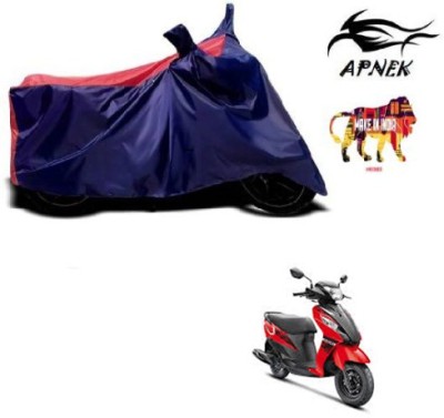 APNEK Waterproof Two Wheeler Cover for Suzuki(Let's, Blue, Red)