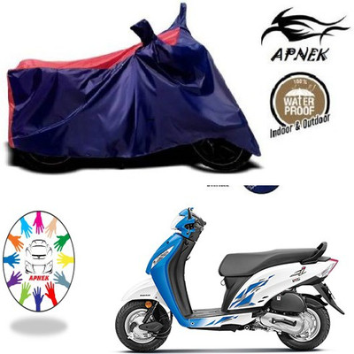 APNEK Waterproof Two Wheeler Cover for Honda(Activa i, Blue, Red)