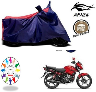APNEK Waterproof Two Wheeler Cover for Hero(Glamour FI, Blue, Red)
