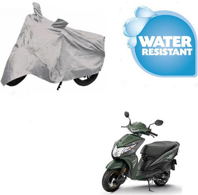 Feel heaven Waterproof Two Wheeler Cover for Honda(Deo, Silver)