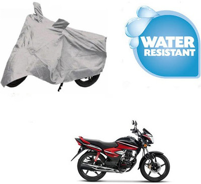 Kundra Two Wheeler Cover for Honda(CB Shine, Silver)