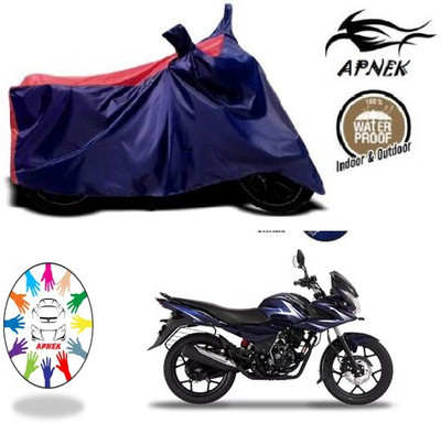 APNEK Waterproof Two Wheeler Cover for Bajaj(Discover 150 f, Blue, Red)